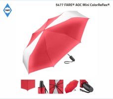 5477 Parasol FARE AOC Mini ColorReflex czerwony