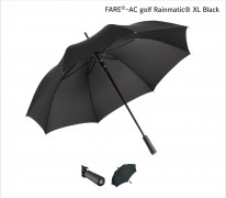 7291 PARASOL REKLAMOWY FARE AC golf Rainmatic XL Black parasole reklamowe